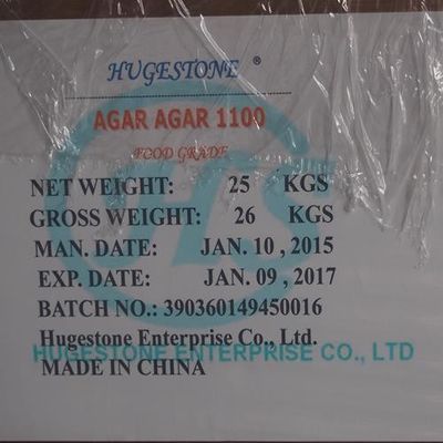 Food Additive Agar Agar CAS 9002-18-0 Formula C12h18o9 N with CAS Registry Number 9002-18-0